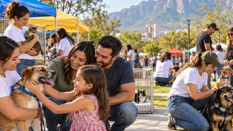 Huellas en familia · Jornada de adopción responsable