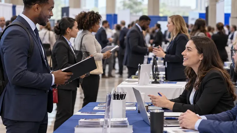 Feria municipal de empleo · Vinculación y capacitación